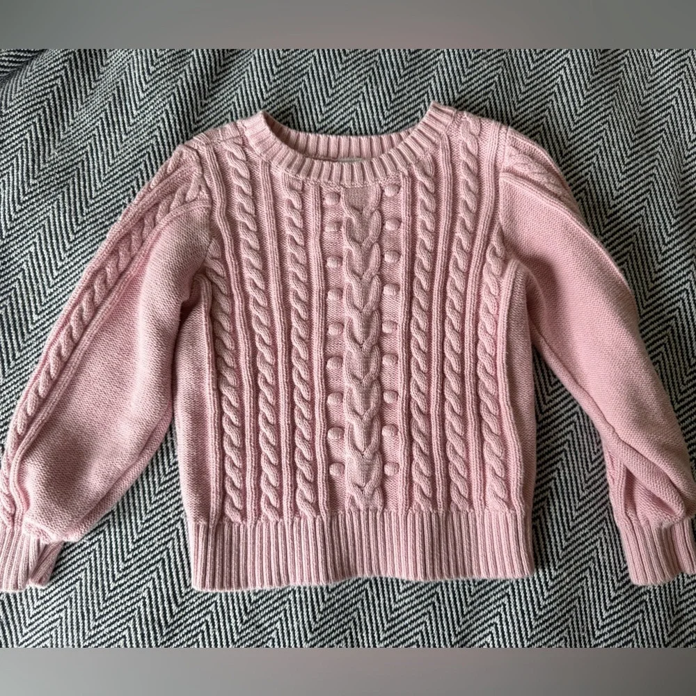 Baby GAP Cable Knit Sweater – Pink – Size 5T